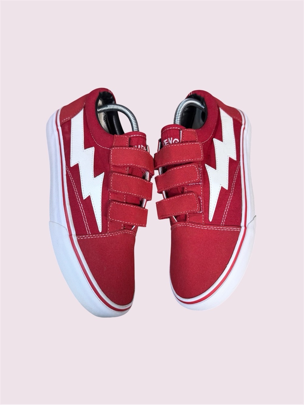 Revenge X Storm SZ 8 Red Canvas Shoe Sneakers Old School